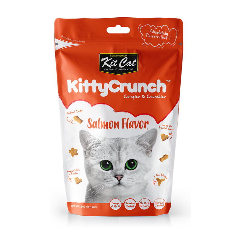 KitCat KittyCrunch Cat Bites Salmon Flavor 60g