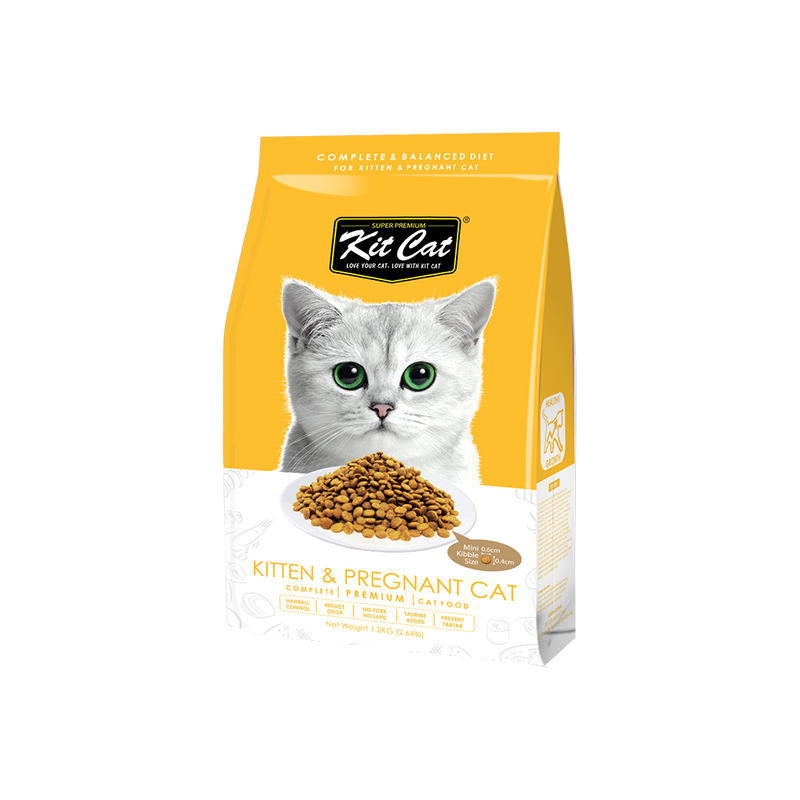 KitCat Premium Cat Food Kitten & Pregnant 1.2kg