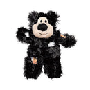 Kong Cat Softies Patchwork Bear Black