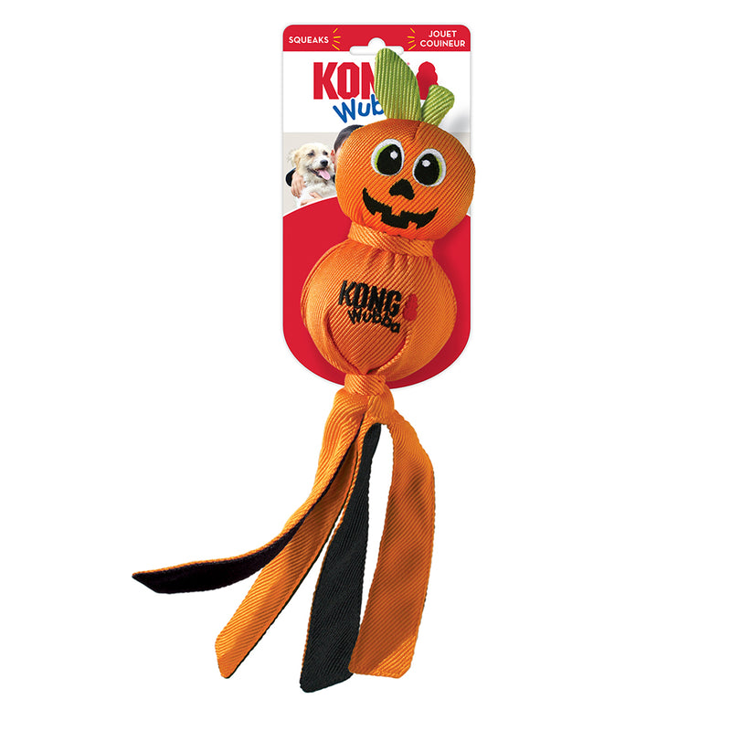 Kong Dog Halloween Wubba Ballistic Pumpkin L