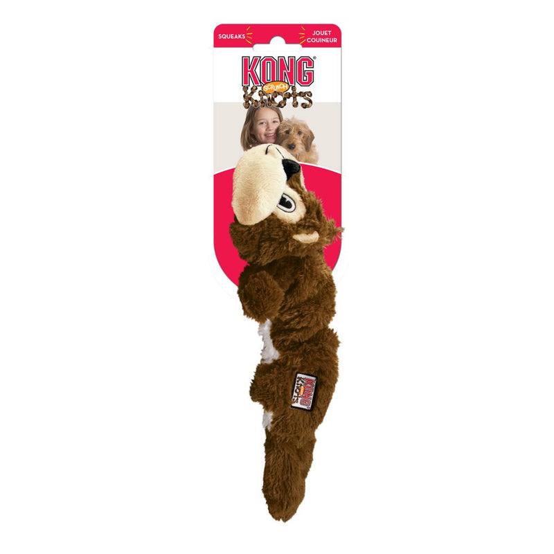 Kong Dog Scrunch Knots Squirrel S/M (NKS33)
