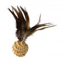 Kong Naturals Straw Ball With Feathers (CW41)