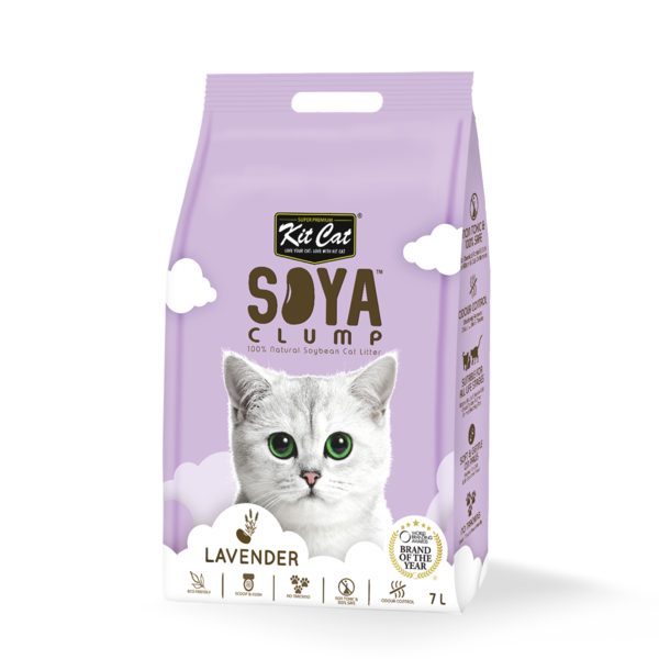 KitCat Cat Soybean Litter Soya Clump Lavender 7L