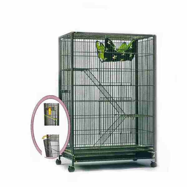 NA Cat Cage Hammerspray Structured (94cm x 58cm x 140cm)