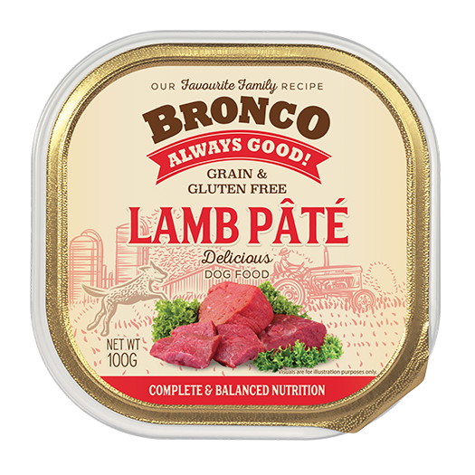 Bronco Dog Lamb Pate 100g