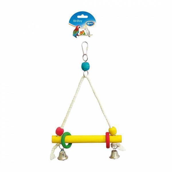 Duvo Birdtoy Swing In Rope Wooden Cubes 20cm x 30cm