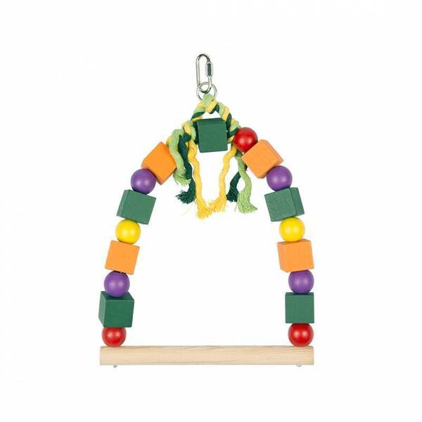 Duvo Birdtoy Colorful Birdswing 20x29cm