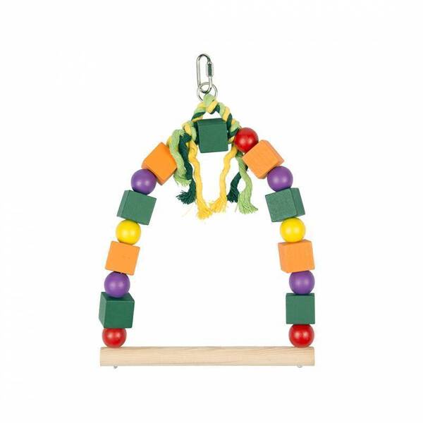 Duvo Birdtoy Colorful Birdswing 20cm x 29cm