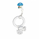 Duvo Birdtoy White Ring Swing 17cm Diameter