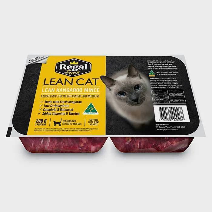 *FROZEN* Lean Cat Fresh Raw Kangaroo 2x100g