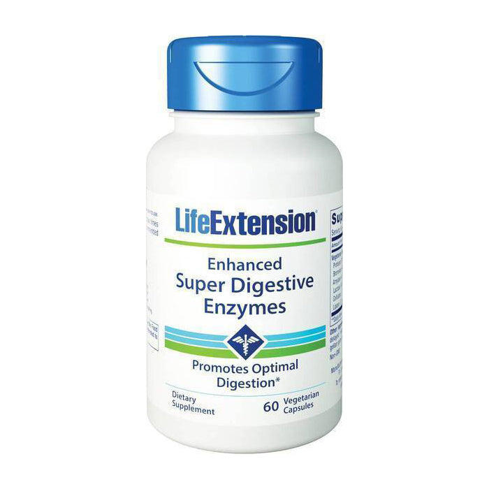Life Extension Enhanced Super Digestive Enzymes 60 Vegetarian Capsules
