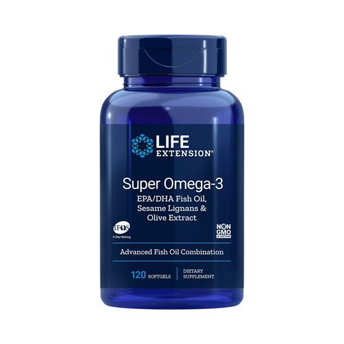 Life Extension Super Omega-3 EPA/DHA With Sesame Lignans And Olive Fruit Extract 120softgels