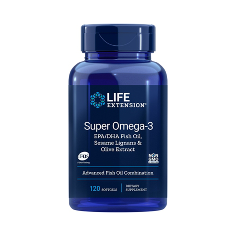 *DONATION TO OSCAS* Life Extension Super Omega-3 EPA/DHA With Sesame Lignans And Olive Fruit Extract 120softgels