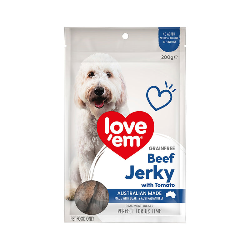 Love'em Dog Beef Jerky with Tomato 200g