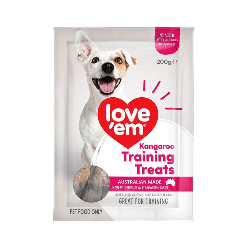 Love'em Dog Kangaroo Training Treats 200g
