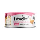 Loveabowl Cat Wet Food Chicken Snowflakes & Salmon in Broth 70g