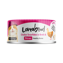 Loveabowl Cat Wet Food Chicken Snowflakes & Shirasu in Broth 70g