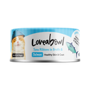 Loveabowl Cat Wet Food Tuna Ribbons & Salmon in Broth 70g