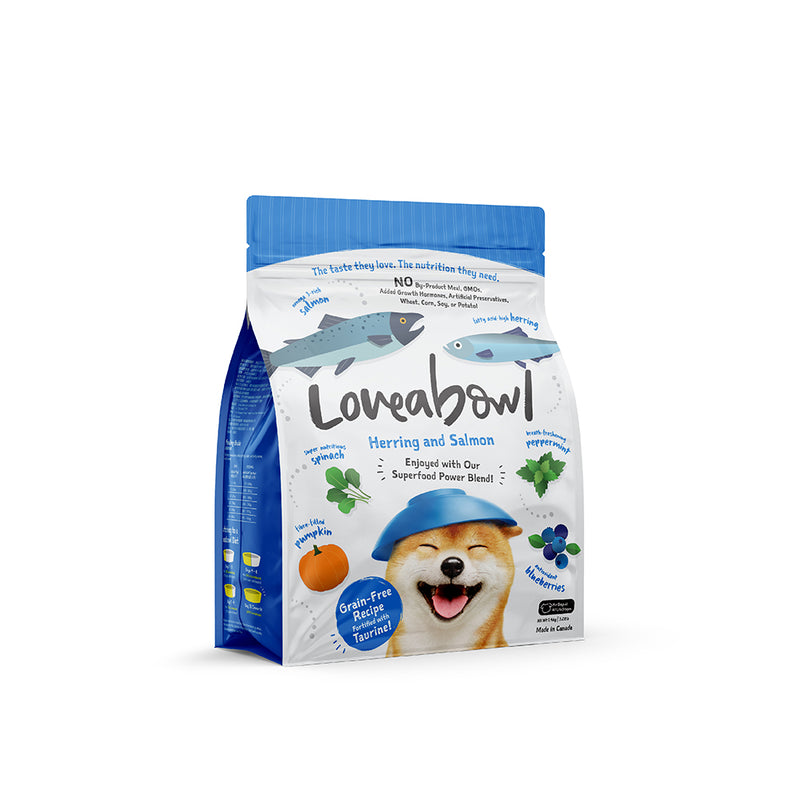 Loveabowl Dog Food Herring and Salmon 1.4kg