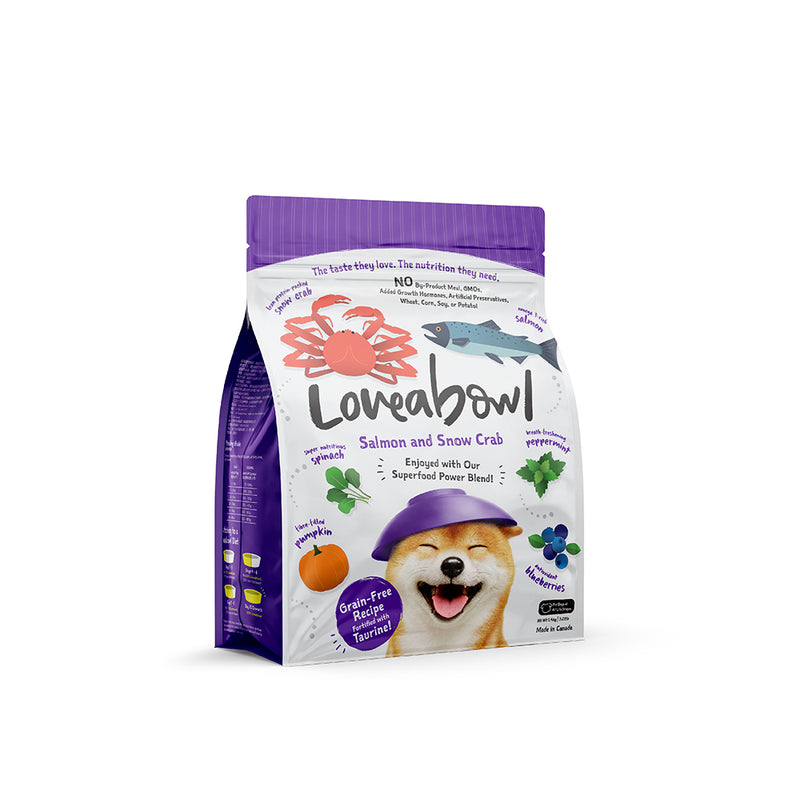 Loveabowl Dog Food Salmon with Snow Crab 1.4kg