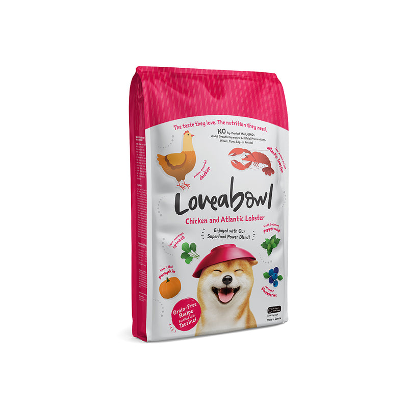 Loveabowl Dog Food Chicken with Atlantic Lobster 10kg