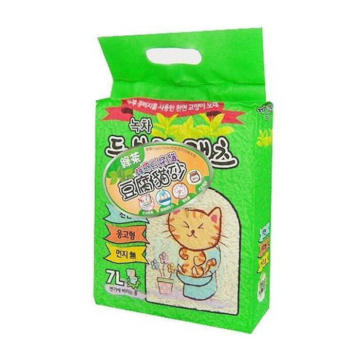 Lovecat Korean Tofu Cat Litter - Green Tea 7L
