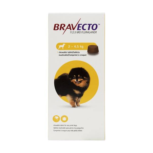 Bravecto Dog Tablet Very Small (2-4.5kg)