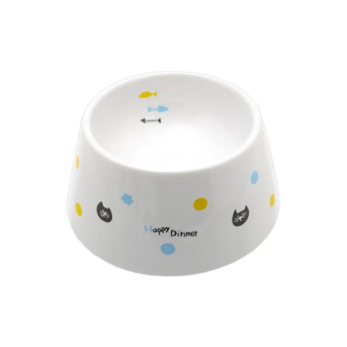 Marukan CT-415 Easy-Eat Ceramic Cat Dish