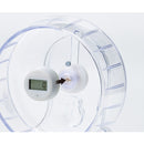 Marukan Clean & Clear Life Clean Wheel with Running Meter for Hamster 15cm (ML321)