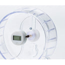 Marukan Clean & Clear Life Clean Wheel with Running Meter for Hamster 17cm (ML322)