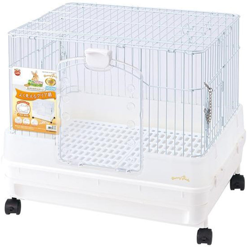 Marukan Easy-To-Clean Cage For Rabbits White