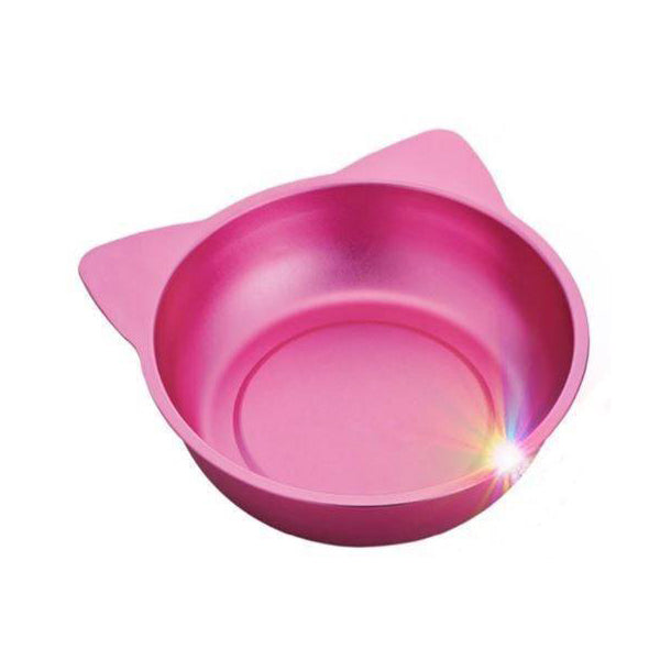 Marukan CT-501 Cool Cat Shape Aluminum Pan for Cats Pink
