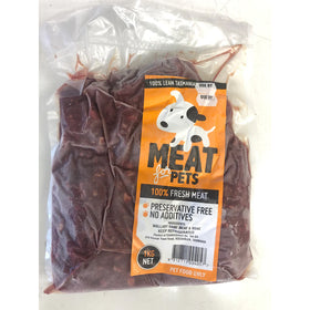 *FROZEN* Meat for Pets Wallaby Meat with Ground Bones 1kg