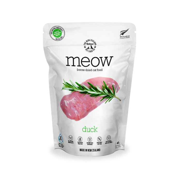 Meow Freeze-Dried Cat Food Duck 280g