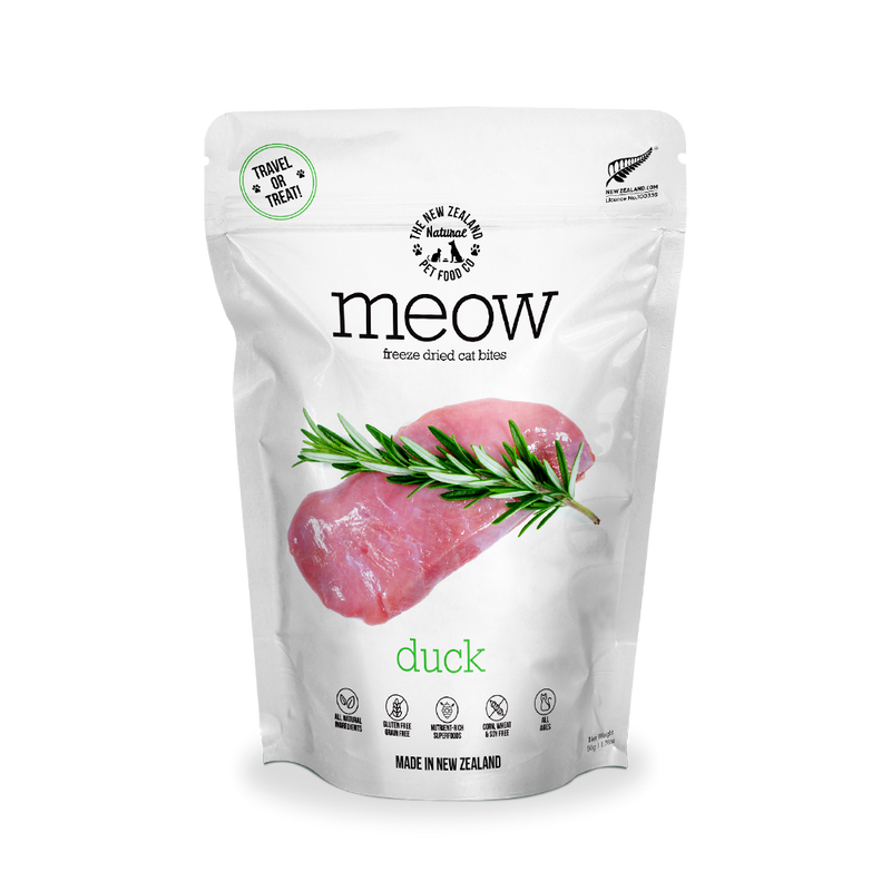 Meow Freeze-Dried Cat Treats Duck 50g