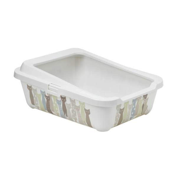 Moderna Hercules Cat Litter Tray with Rim Maasai 50cm