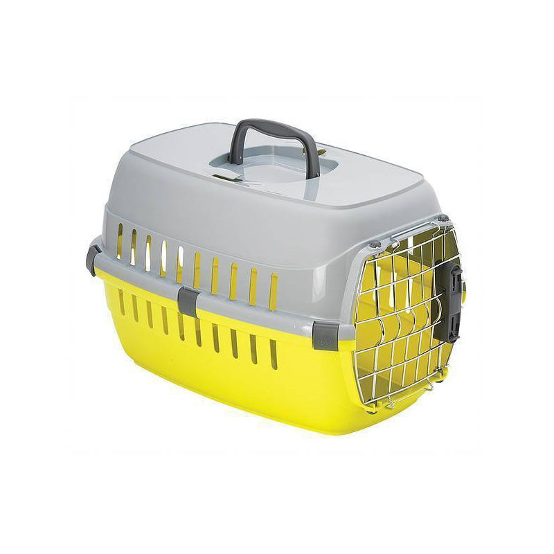 Moderna Road Runner I Pet Carrier Spring Lock Door - Lemon