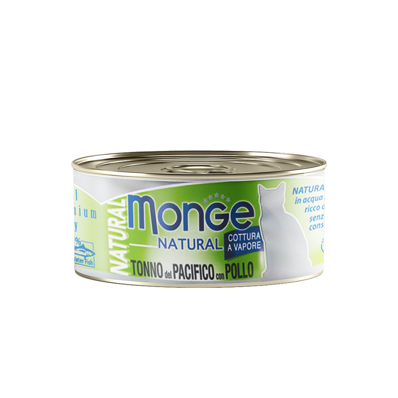 Monge Cat Natural Yellowfin Tuna with Chicken 80g