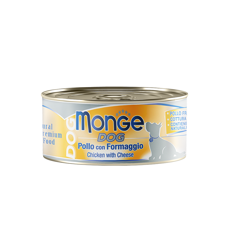 Monge Dog Chicken with Cheese 95g