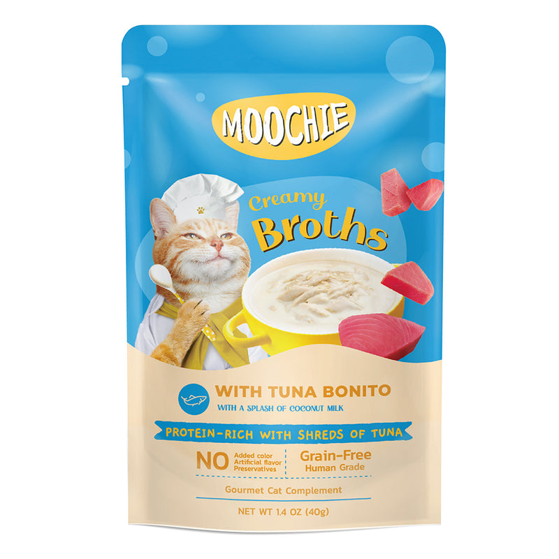 Moochie Cat Creamy Broths Tuna Bonito 40g