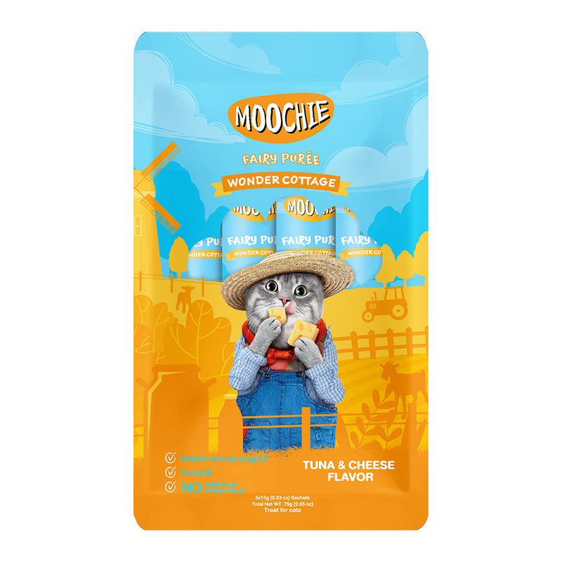 Moochie Cat Fairy Puree Tuna & Cheese 75g