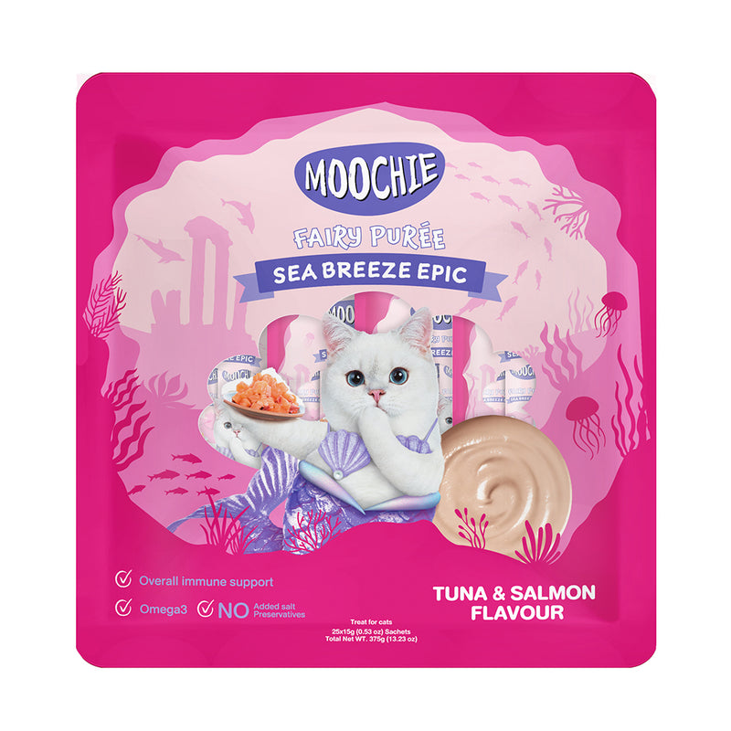 Moochie Cat Fairy Puree Tuna & Salmon 375g