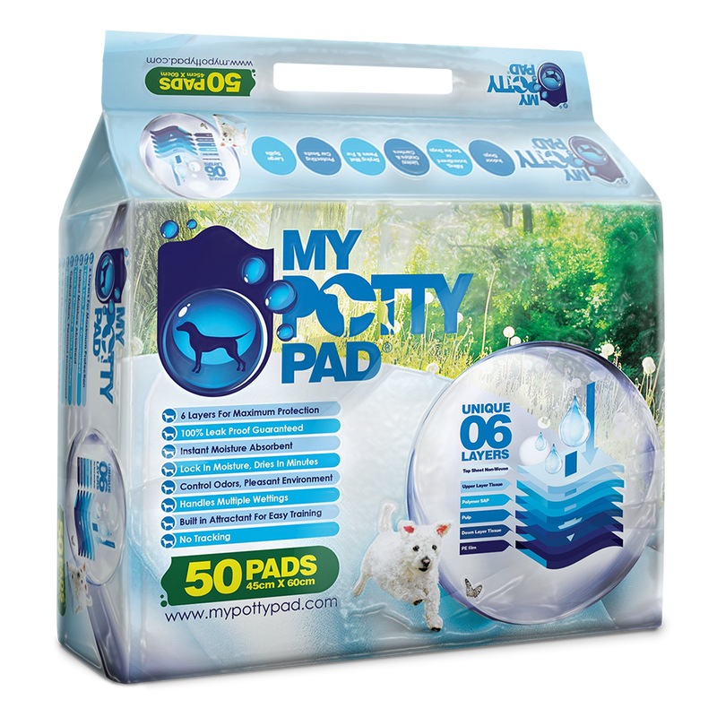 My Potty Pad Dog Training Pads 50pads (45cm x 60cm)