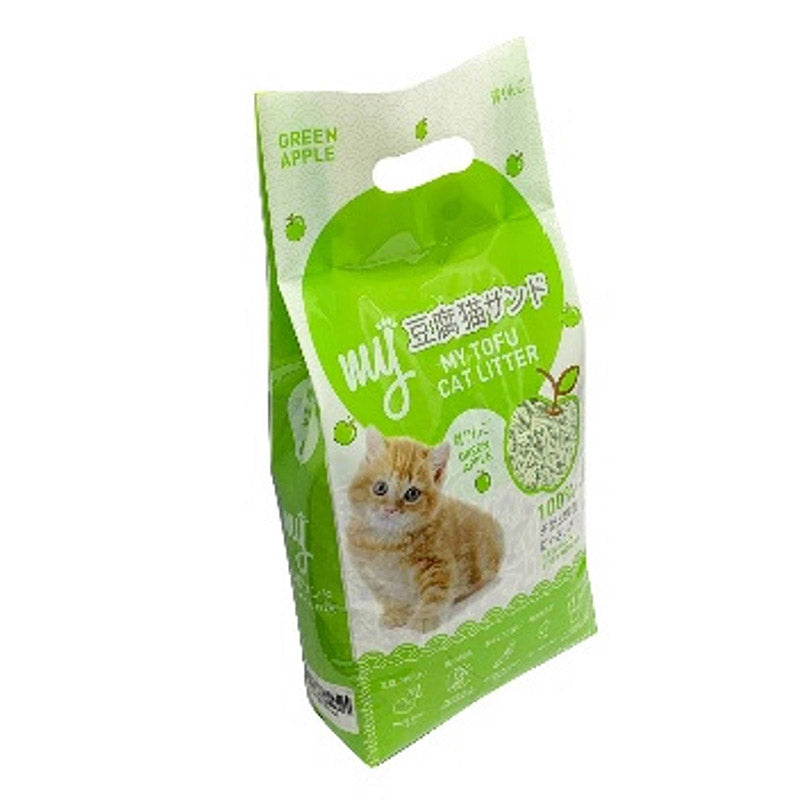 My Tofu Cat Litter Green Apple 7L