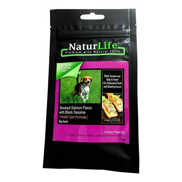 NaturLife Dog Smoked Salmon with Black Sesame - Health Care Formula 55g