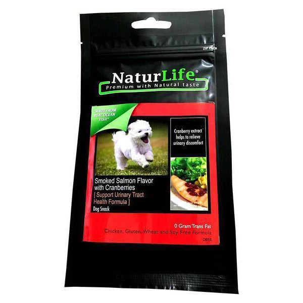 NaturLife Dog Smoked Salmon with Cranberries - Support Urinary Tract Health Formula 55g