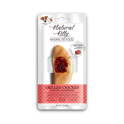 Natural Kitty Original Series Grilled Chicken Topping Cranberry 30g