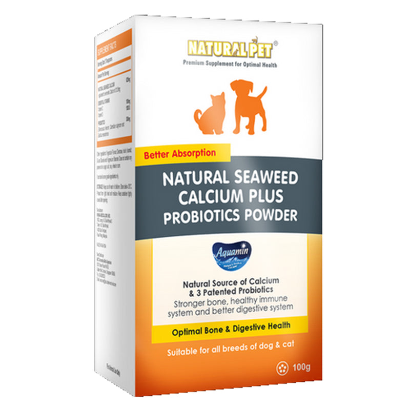 Natural Pet - Natural Seaweed Calcium plus Probiotics 100g