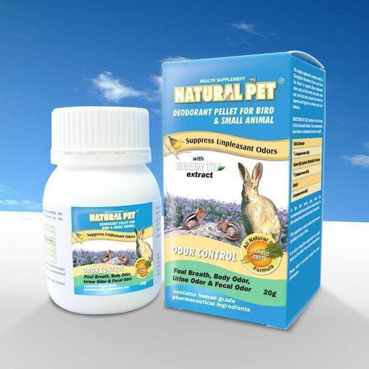 Natural Pet - Deodorant Pellets for Small Animals 20g