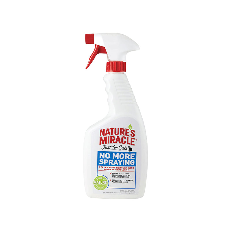 Nature's Miracle Cat Just for Cats No More Spraying Stain & Odor Remover with Repellent 24oz